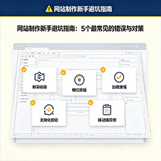 鹤山建站-网站制作新手避坑指南：5个最常见的错误与对策