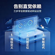 鹤山建站-告别直觉依赖:三步学会数据驱动网站运营