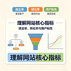 鹤壁建站-理解网站核心指标:跳出率、转化率与用户粘性