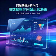 鹤壁建站-网站数据分析入门：用数据指导网站运营决策
