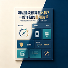 鹤壁建站-网站建设预算怎么做?一份详细的费用清单