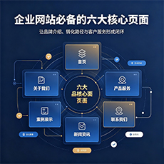鹤壁建站-企业网站必备的六大核心页面