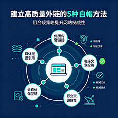 鹤壁建站-建立高质量外链的5种白帽方法