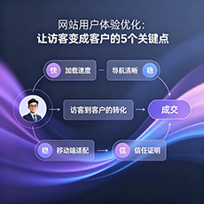 鹤壁建站-网站用户体验优化：让访客变成客户的5个关键点
